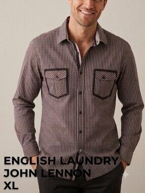 John Lennon Embroidered Shirt